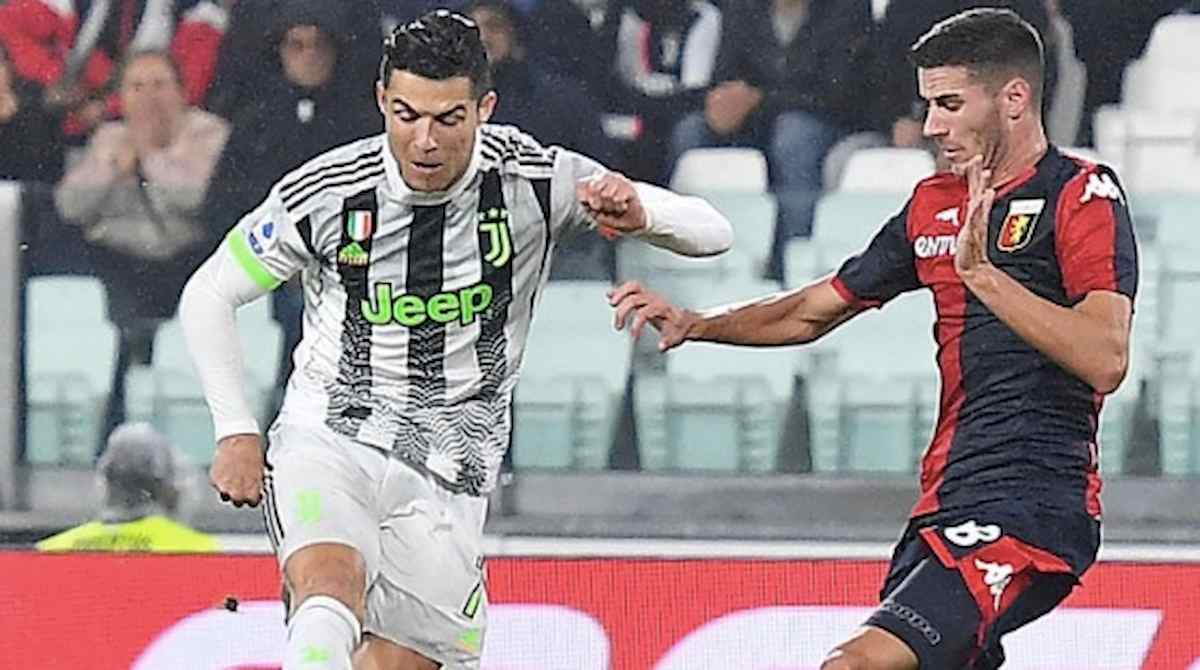 Rigore Juventus Genoa Cristiano Ronaldo gol annullato moviola