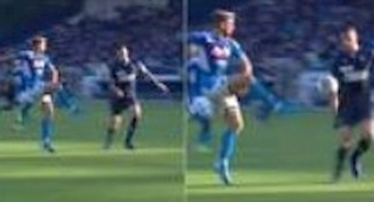 Rigore Spal Napoli prima dato poi tolto dal var mano vicari