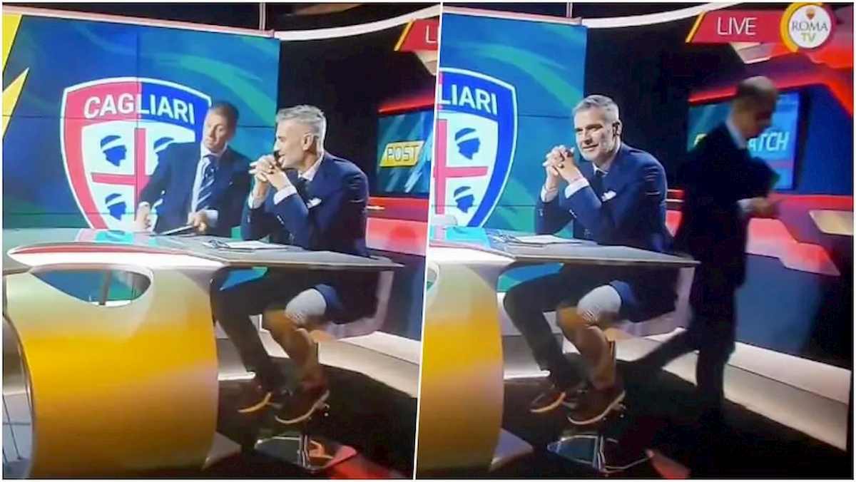 Roma Cagliari Rizzitelli lascia studio vergogna se parlo mi denunciano