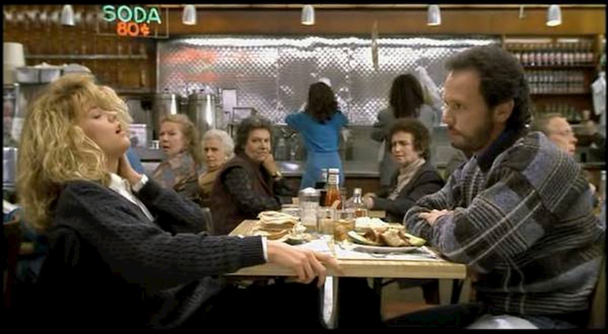 La famosa scena del finto orgasmo in Harry ti presento Sally