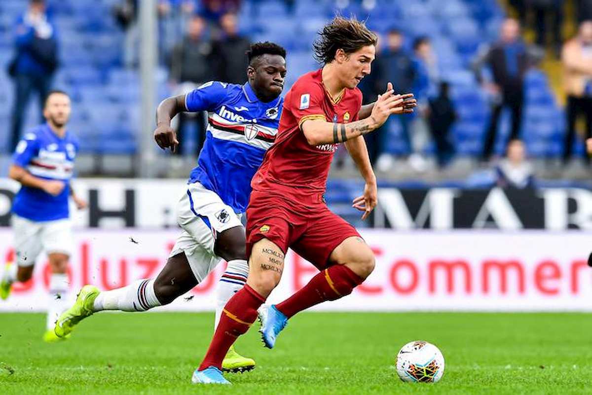 Sampdoria Roma Vieira cori razzisti tifosi giallorossi