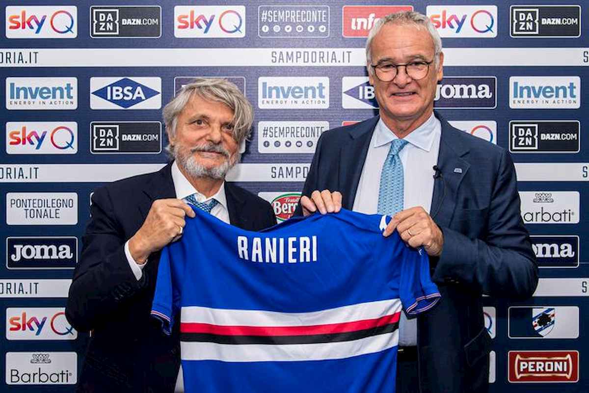 Sampdoria Roma si gioca alle 15 nonostante maltempo