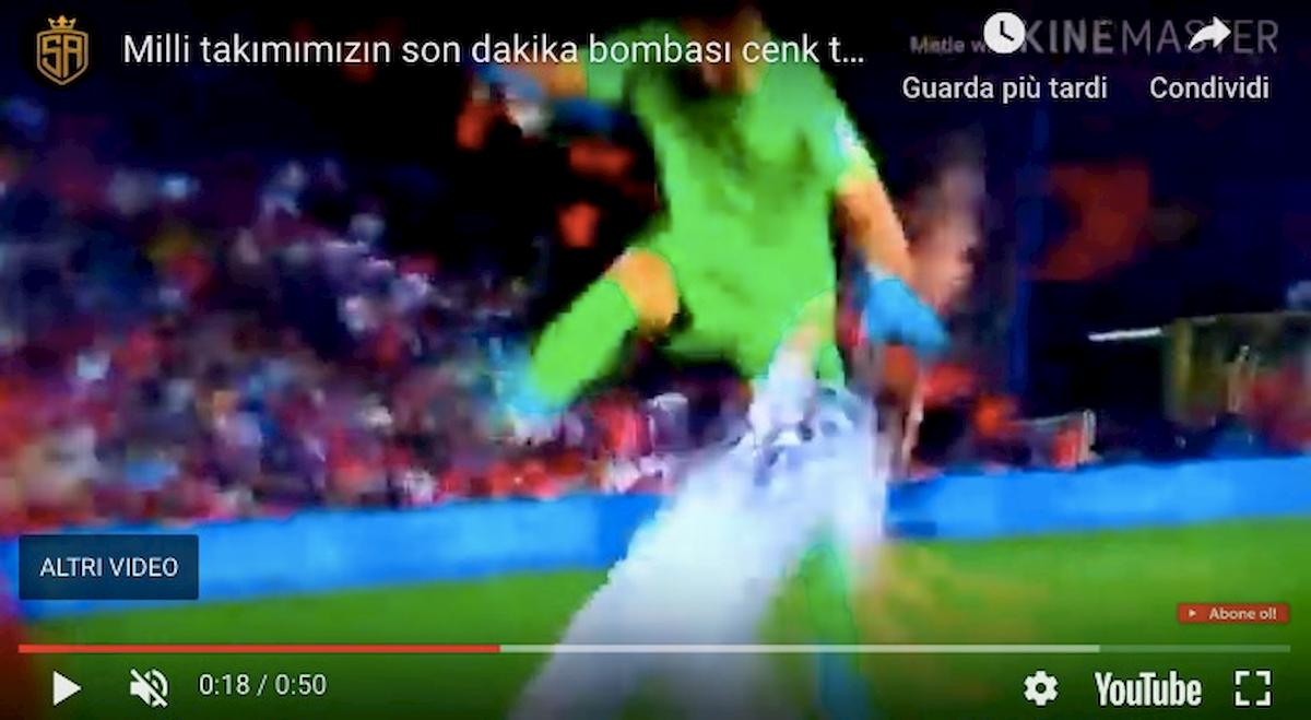 Strakosha papera video YouTube Albania Turchia Tosun gol