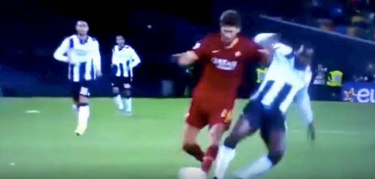Udinese Roma Fazio espulsione var ma restano dubbi