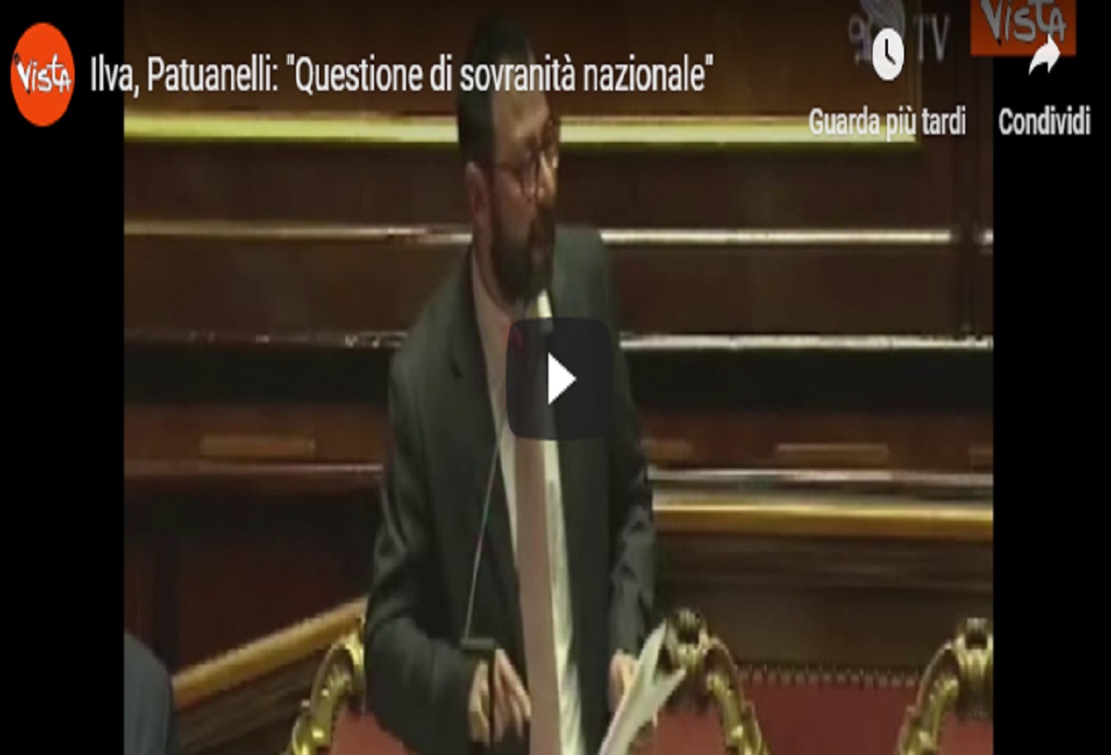 Il Ministro dello Sviluppo Economico Stefano Patuanelli, Vista