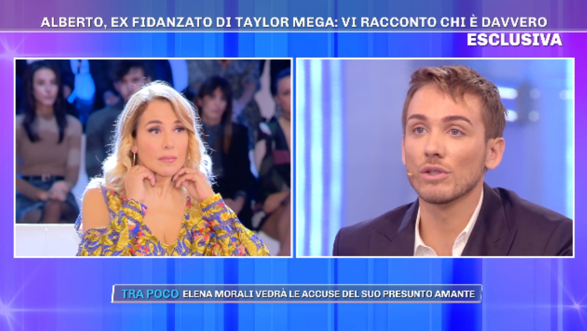 Taylor Mega, Alberto De Pisis ex fidanzato gay a Pomeriggio 5