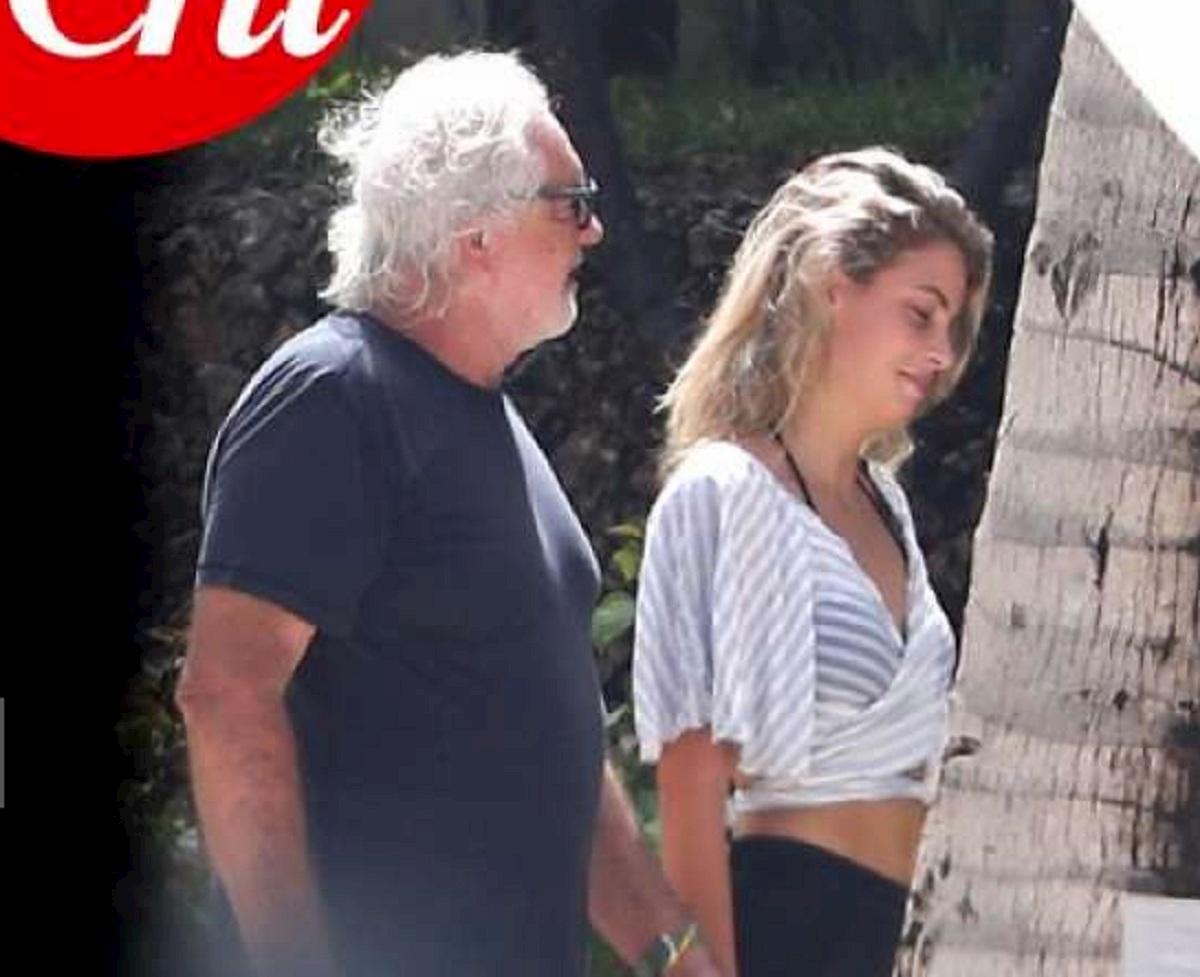 briatore passeggia con bosi a malindi