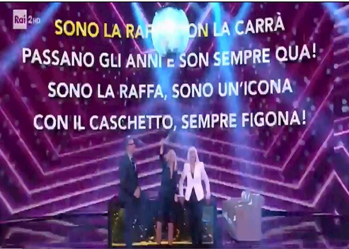 raffaella carrà a tempo che fa