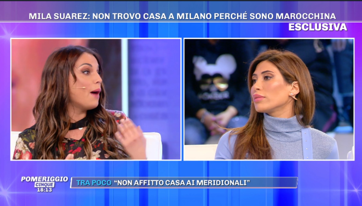 Francesca De Andrè e Mila Suarez a Pomeriggio 5