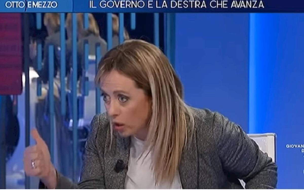 giorgia meloni lilli gruber