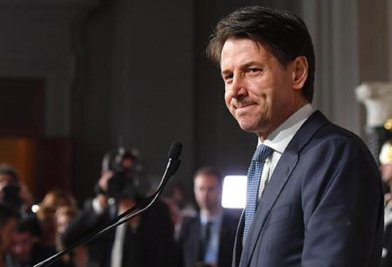 Il premier Giuseppe Conte, Ansa