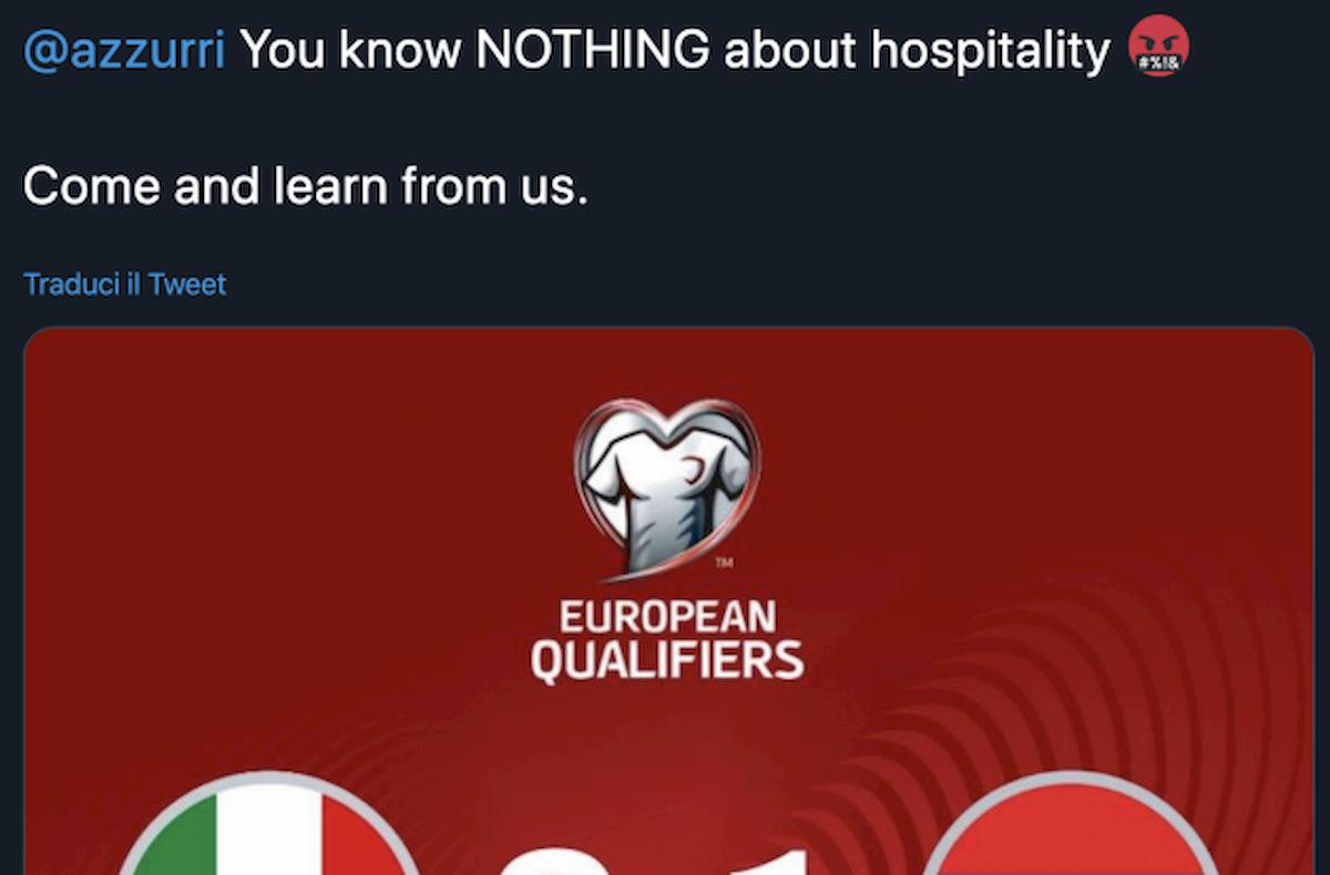 Italia Armenia 9-1, ospiti protestano sui social network