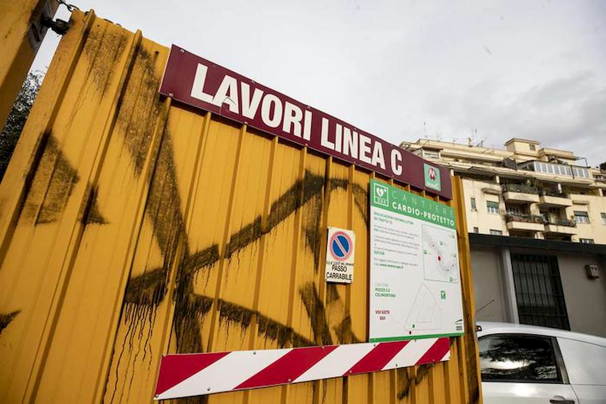 Linea C, lavori ansa