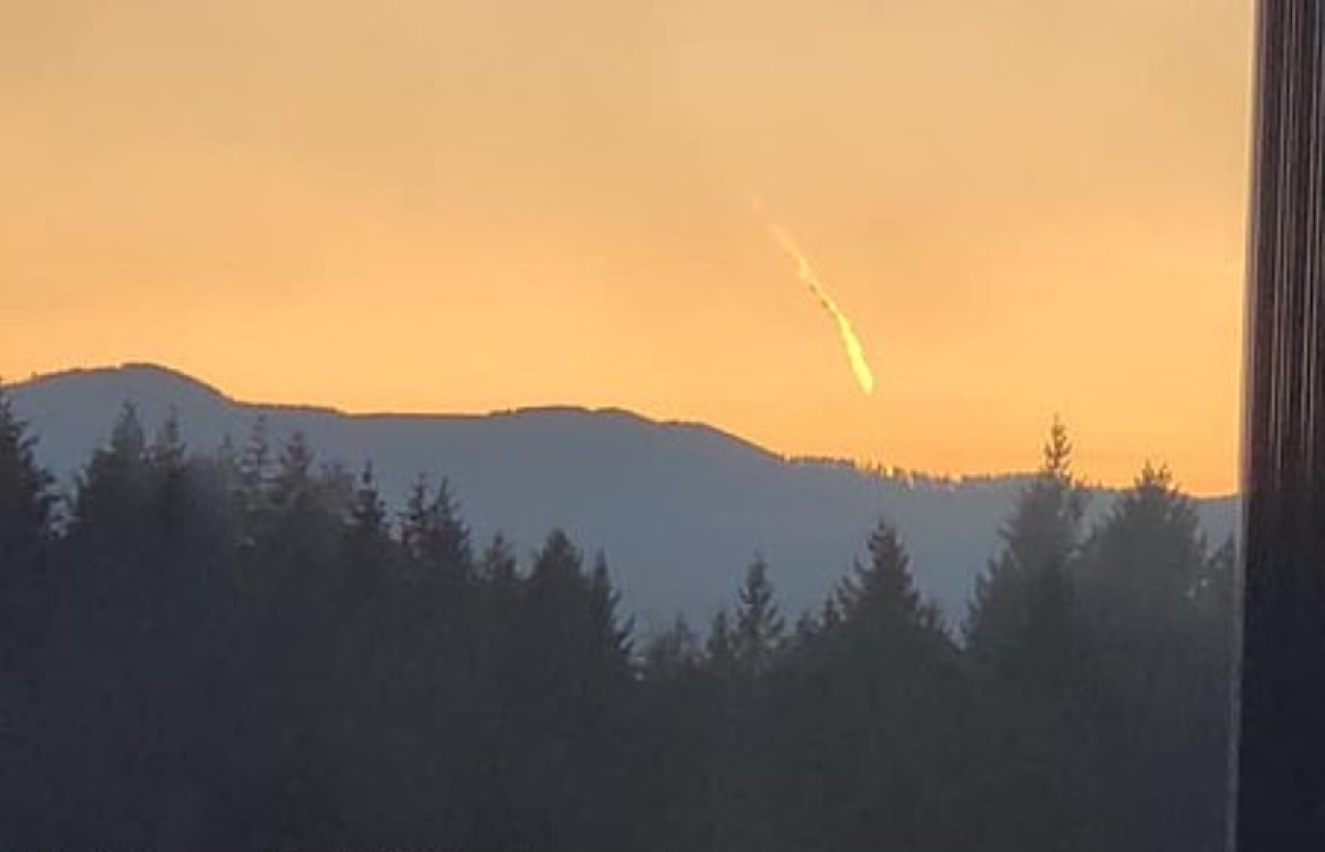 Oregon, palla di fuoco in cielo: polizia di Polk indaga