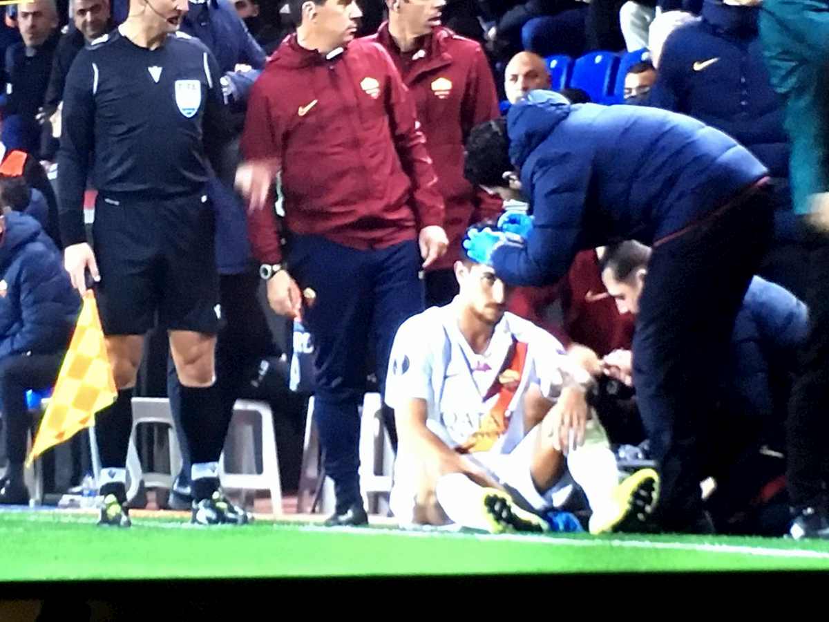 Istanbul-Roma, Pellegrini ferito da oggetto lanciato dagli spalti