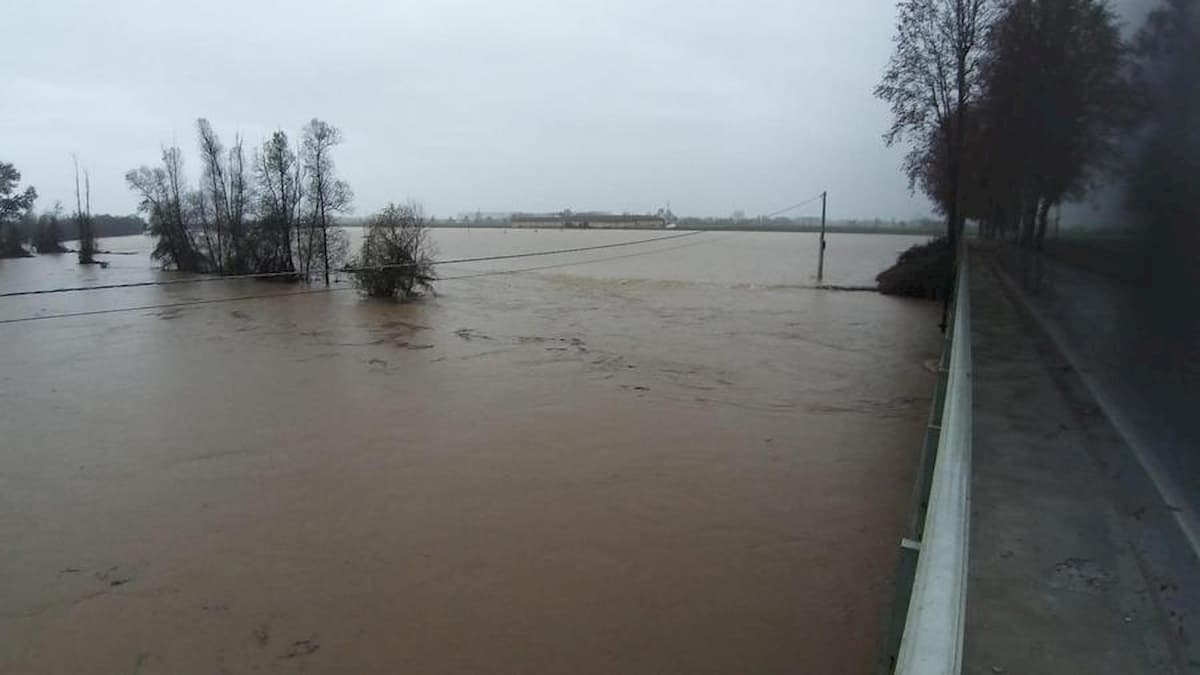 Maltempo, a Piacenza la piena del Po prevista nelle prossime 48 ore