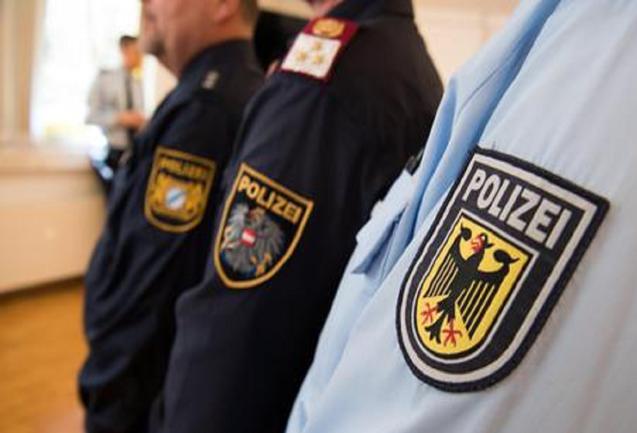 La polizia tedesca. Ansa