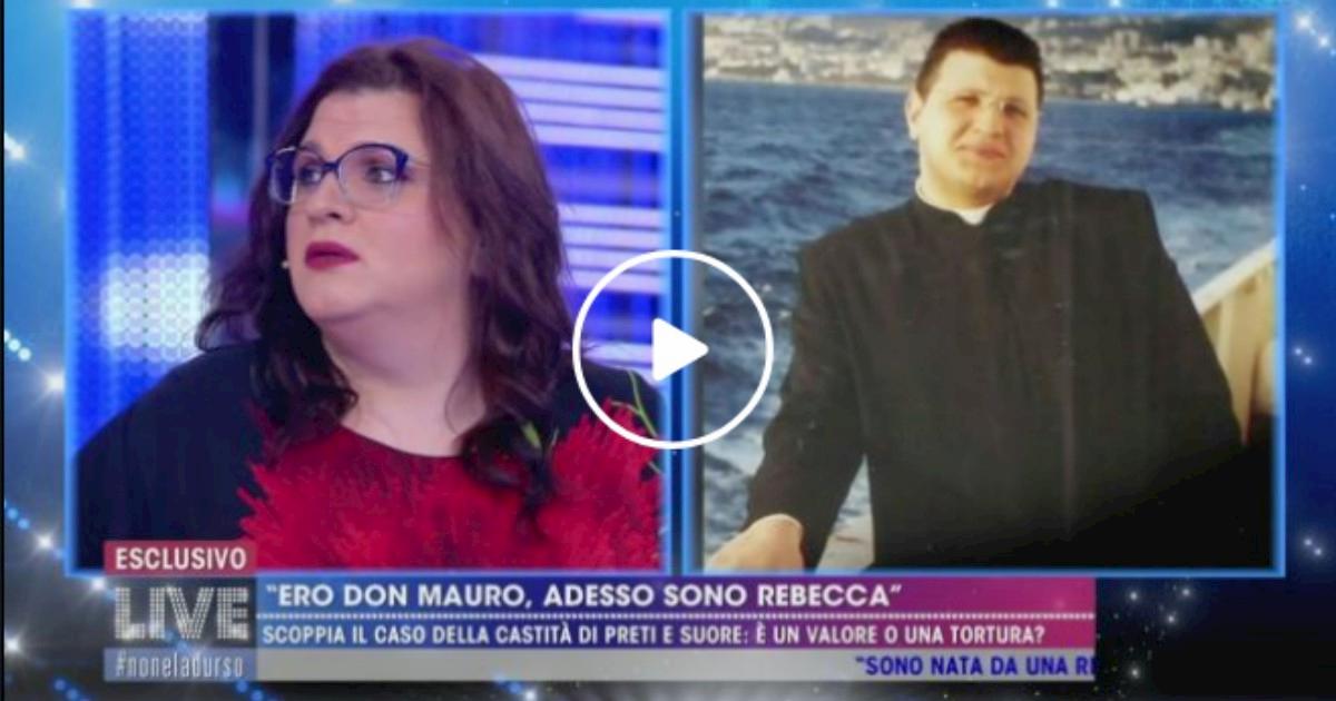 Live Non è la D'Urso, la trans Rebecca De Pasquale: "Quando ero Don Mauro mi innamorai di un novizio"
