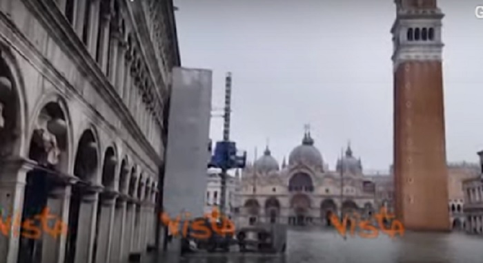 venezia, san marco allagata