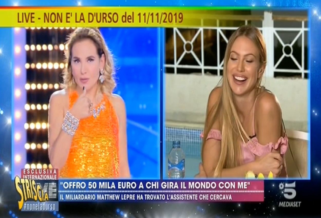 Taylor Mega, Striscia la Notizia