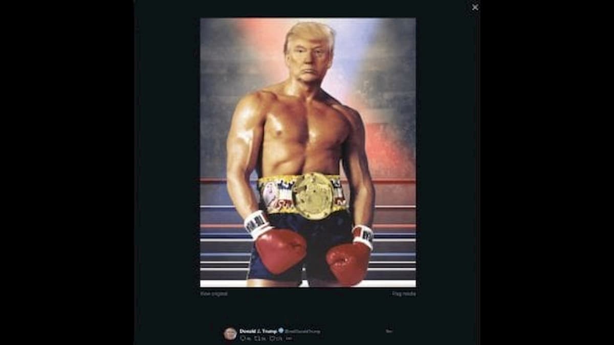 Donald Trump come Rocky Balboa scatena l'ironia su Twitter