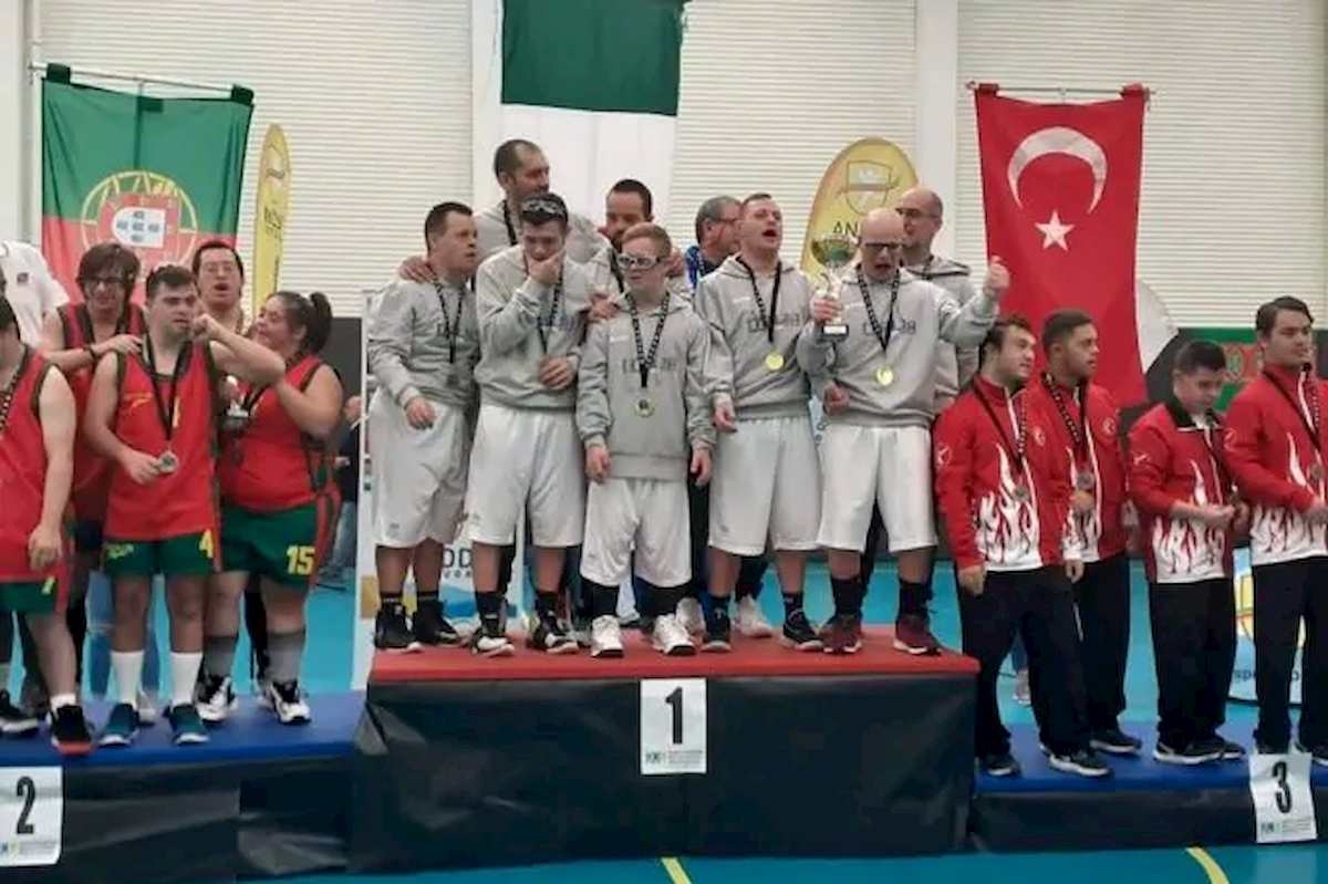 Basket, la Nazionale italiana con sindrome di Down ha vinto il Mondiale