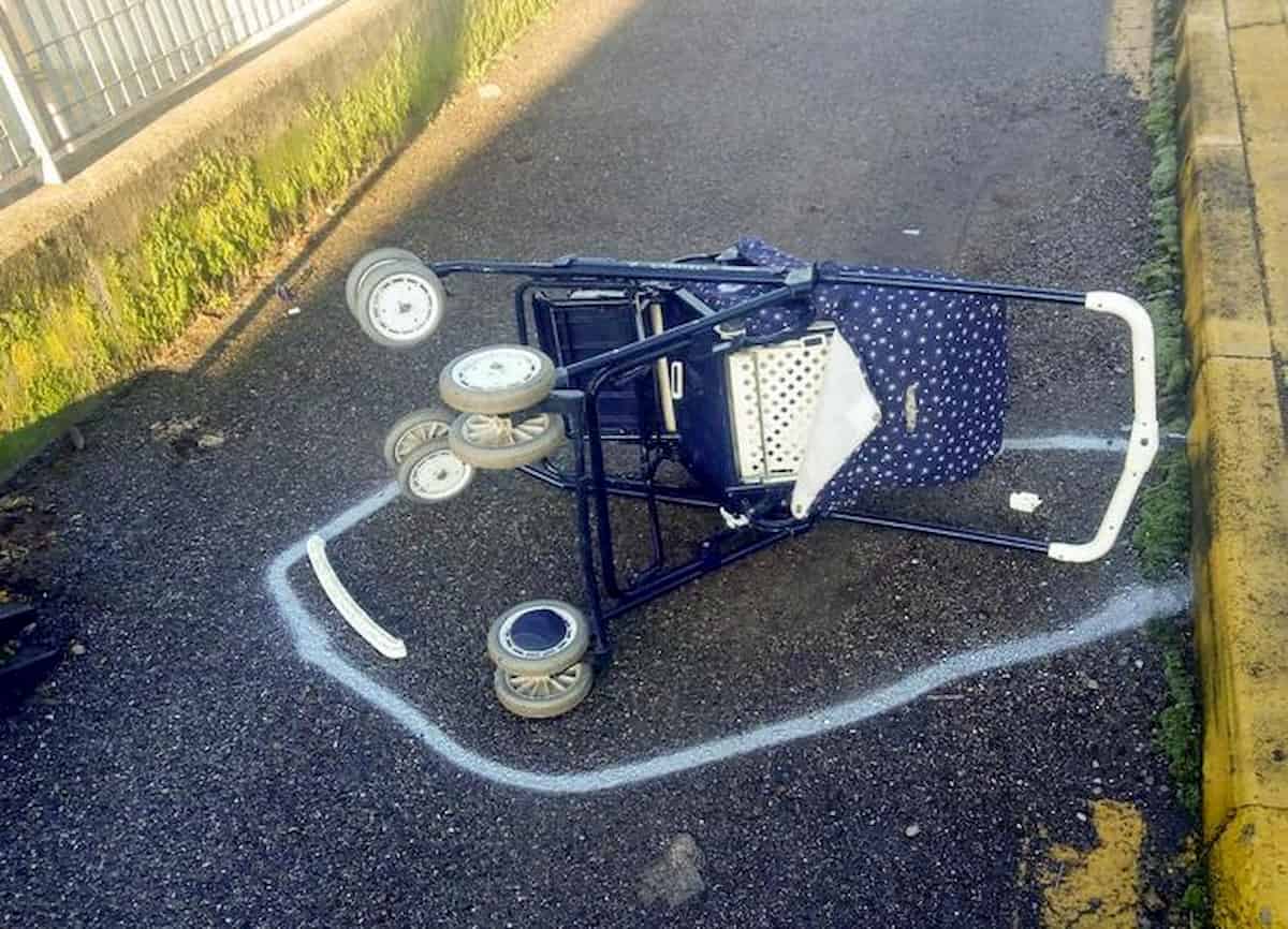 Coccaglio, la pirata. Bimbo nel passeggino sulle strisce, lo travolge, fugge e si nasconde