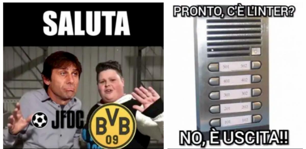 Inter fuori dalla Champions, quanti sfottò per Conte: "Saluta Andonio"