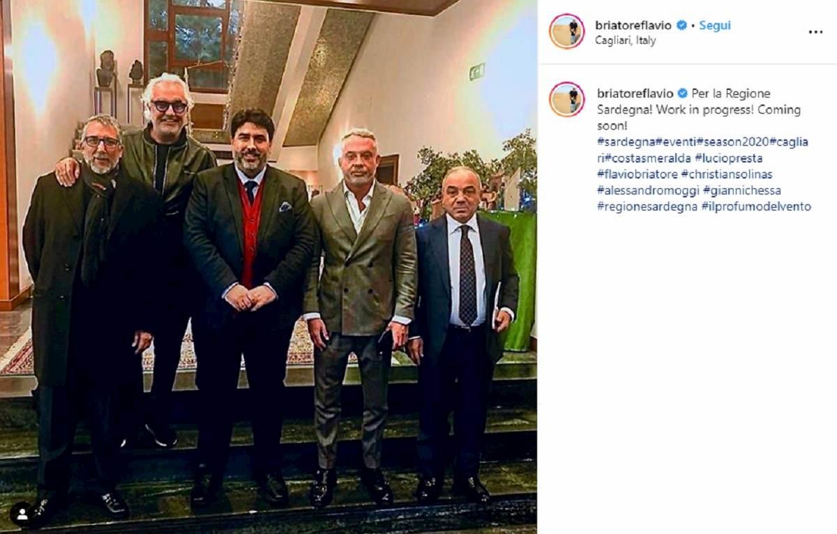 flavio briatore in sardegna