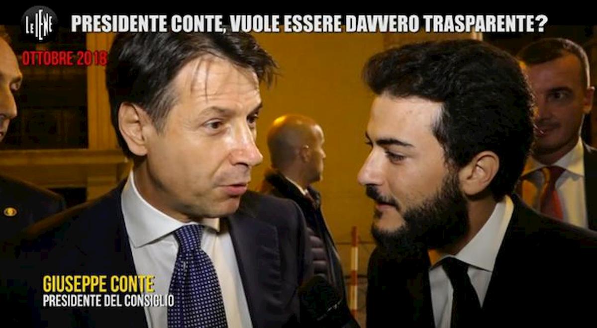 Le Iene: "Conte ha mentito su concorso e rapporti con Alpa?". Lui: "Storia vecchia"