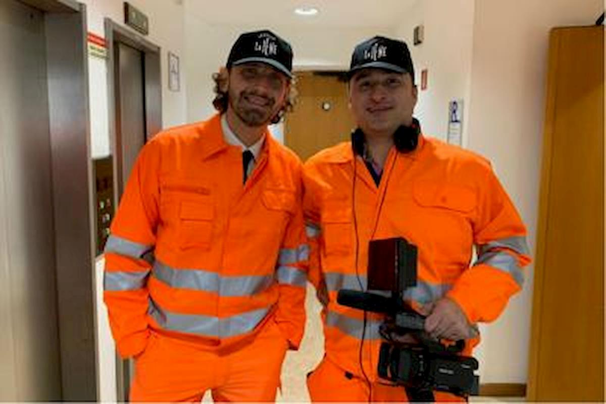 filippo roma e l'operatore foto le iene