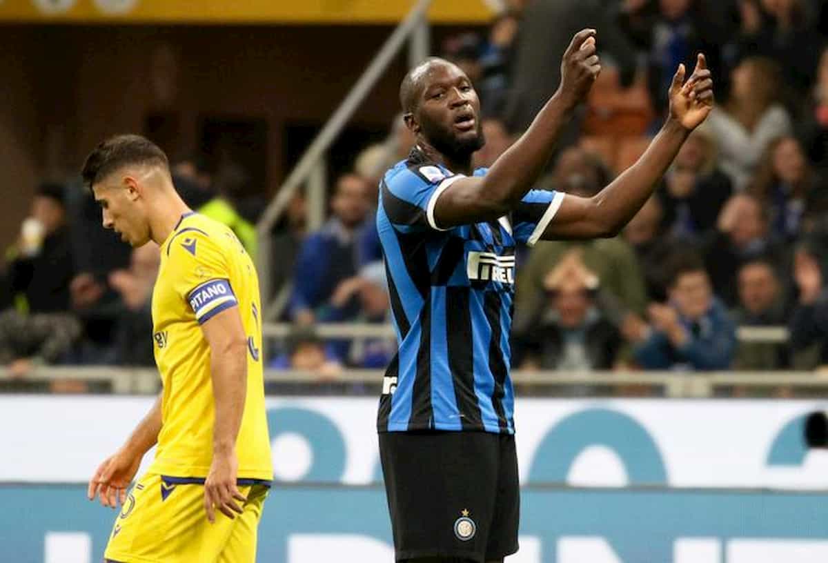 Inter-Roma, Lukaku a rischio per un attacco influenzale