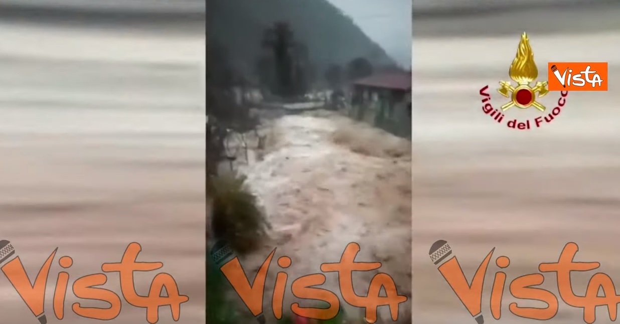 Maltempo Liguria, frane ed esondazioni nella provincia di Imperia VIDEO