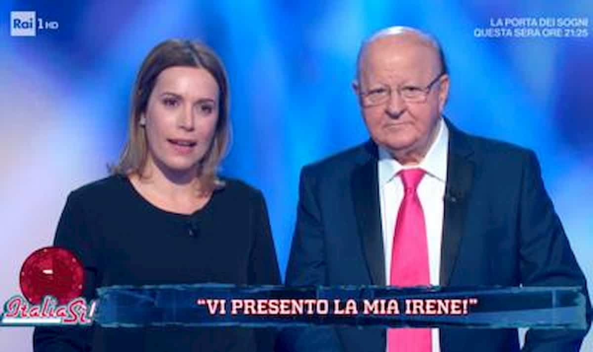 Massimo Boldi e Irene Fornaciari insieme a Italia Sì: prima volta in tv uno affianco all'altro