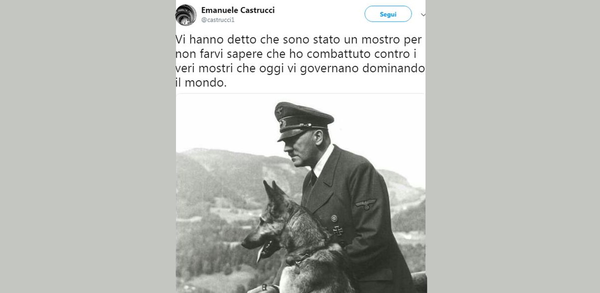 Siena, prof Emanuele Castrucci in pensione dopo tweet su Hitler