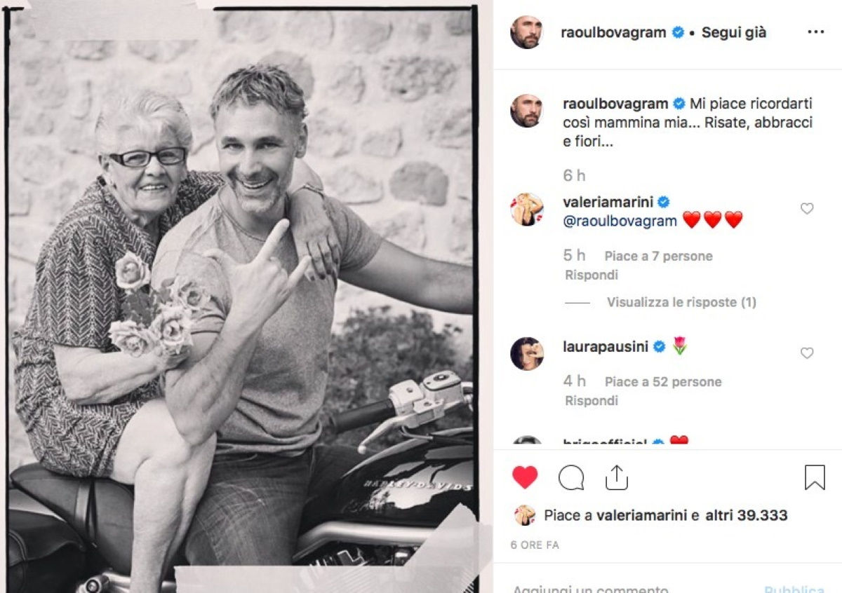 Raoul Bova e il dolore al funerale della mamma Rosa