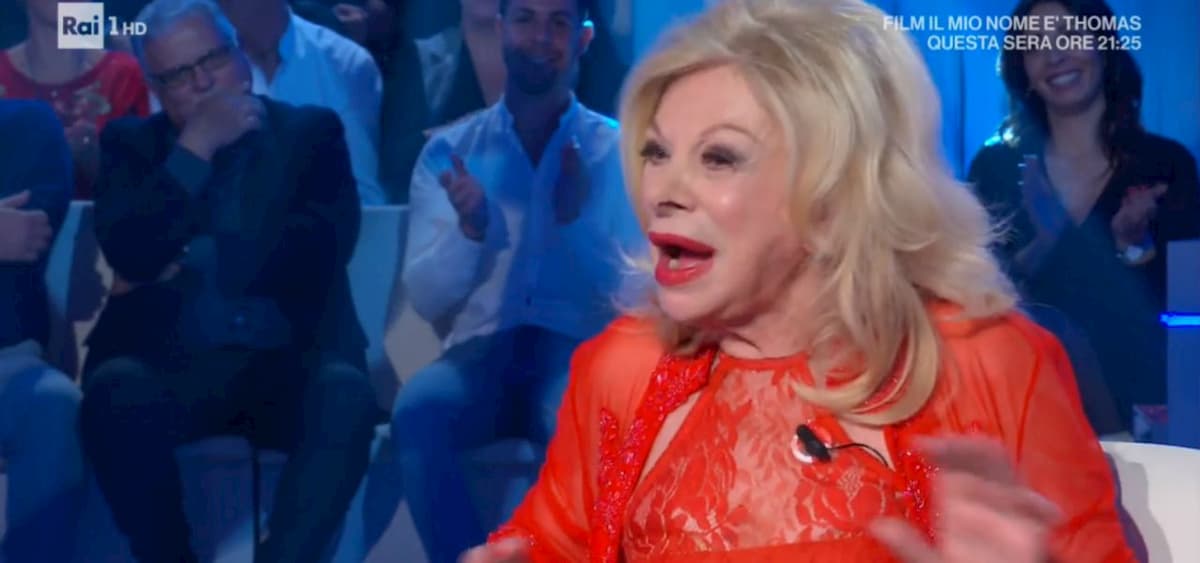 Domenica In, Sandra Milo: "Non sono mai stata fedele"