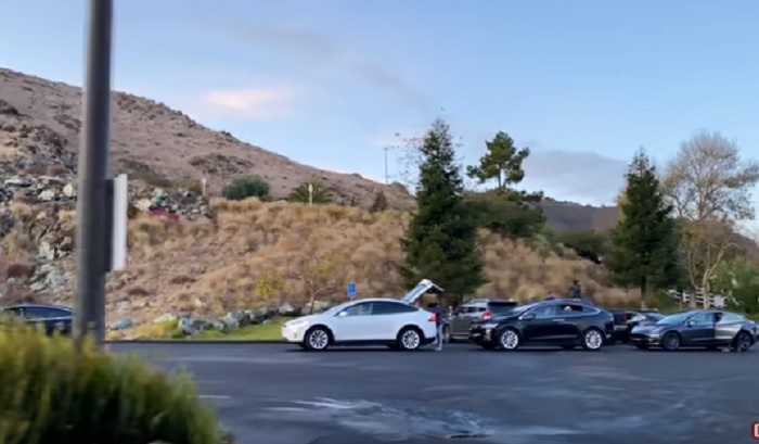 tesla maxi fila in california