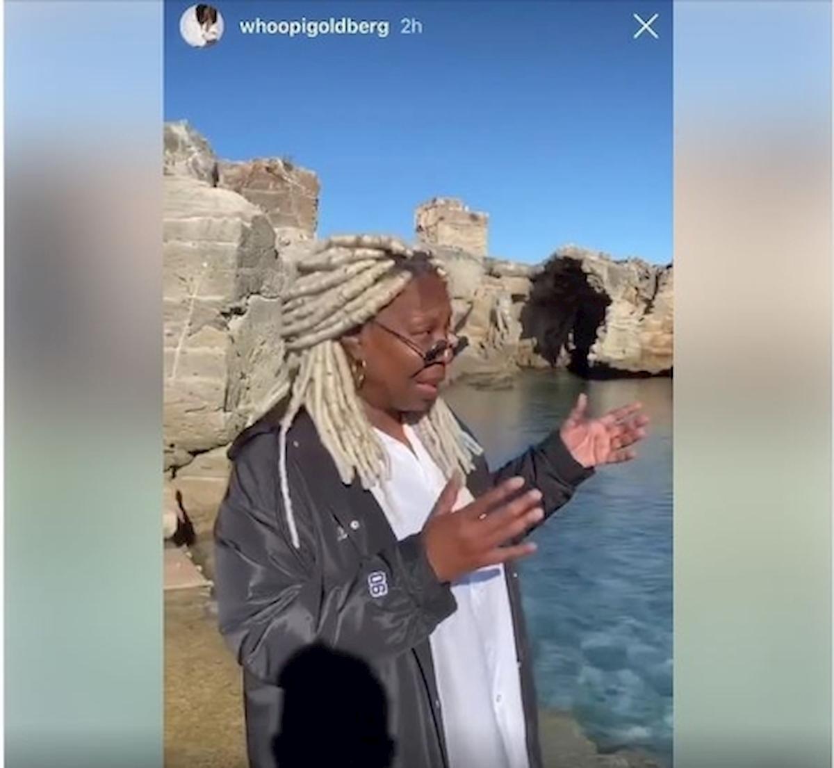 whoopi Goldberg in puglia