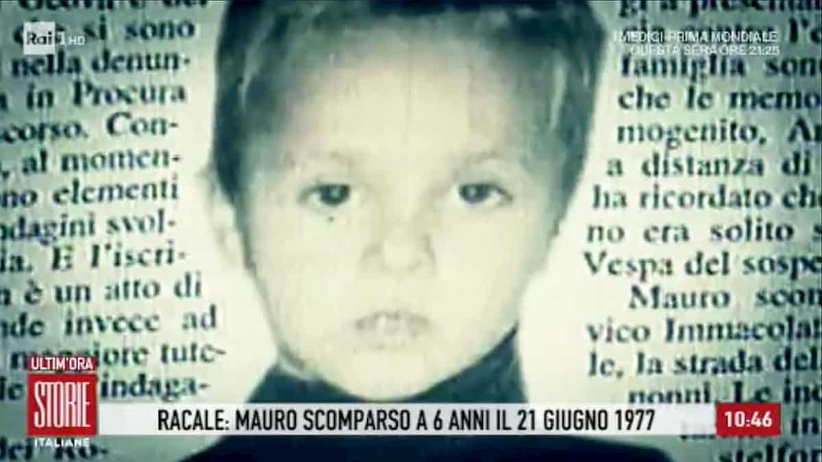 Mauro Romano, scomparso a 6 anni nel 1977 a Racale. Trovate ossa, caso riaperto?