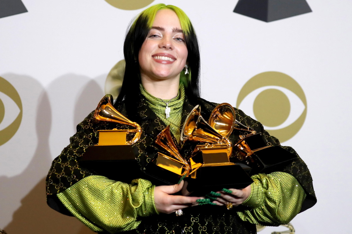 Billie Eilish vince 5 premi ai Grammy Awards 2020 dedicato a Kobe Bryant
