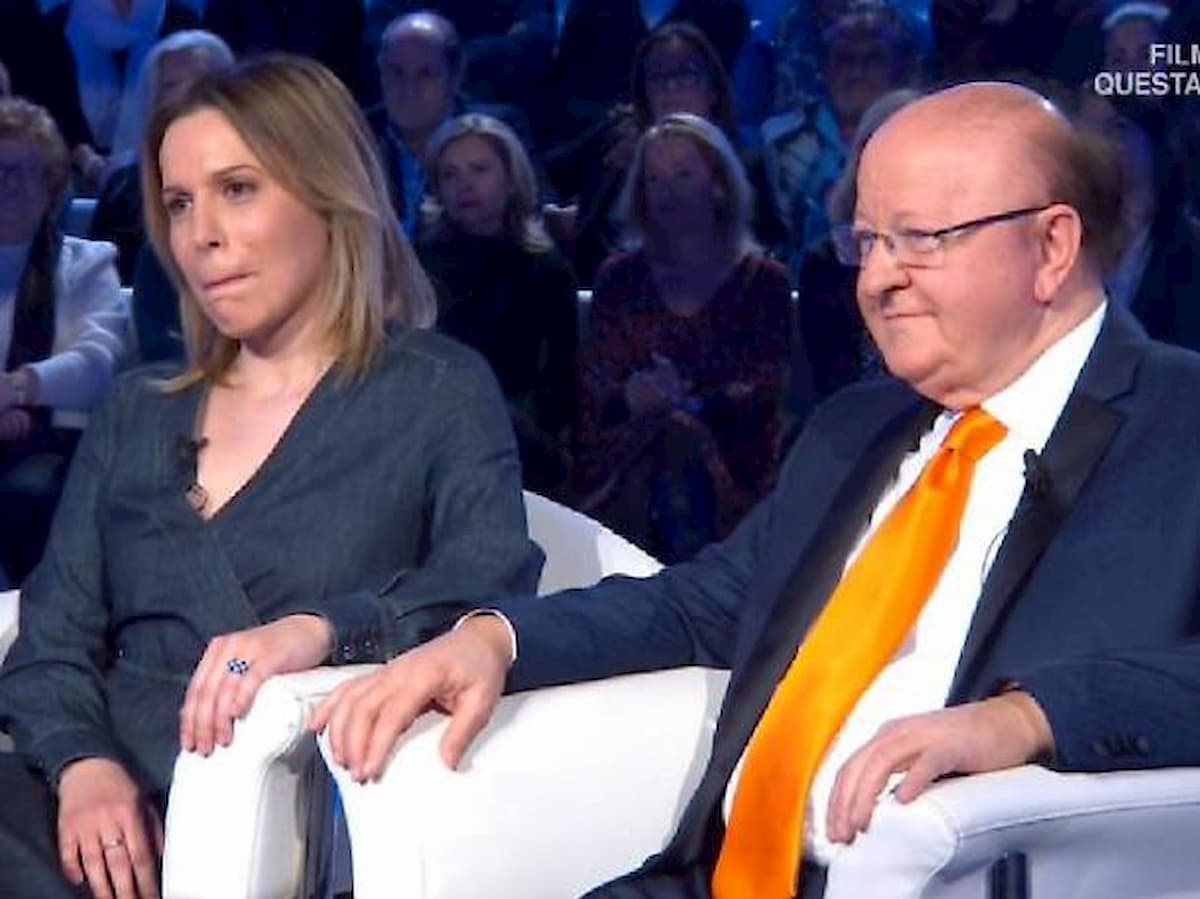 Domenica In, Massimo Boldi e Irene Fornaciari: "Il problema è che mi vedono con una donna più giovane"