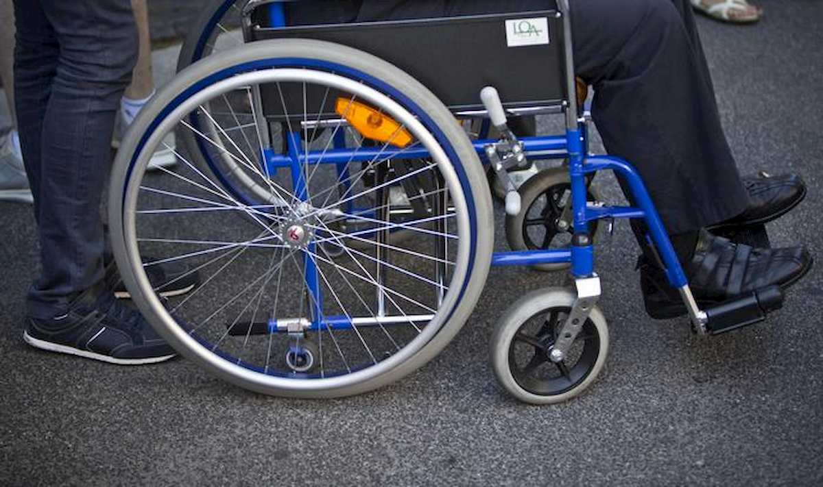 carrozzina disabili ansa