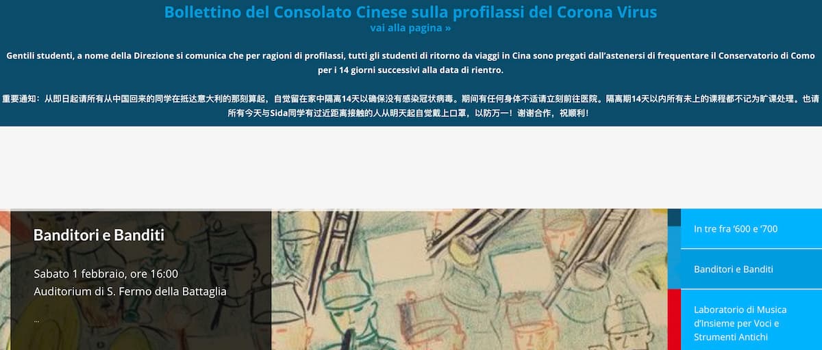 Coronavirus, i conservatori di Como e Roma agli studenti cinesi: "Restate a casa"