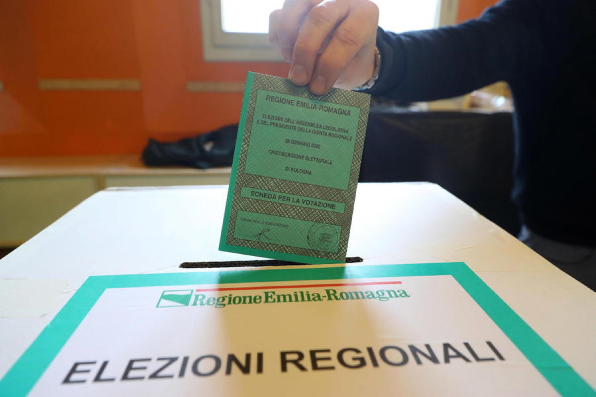 Intention poll Tecné Rete 4, elezioni regionali Emilia Romagna: Bonaccini