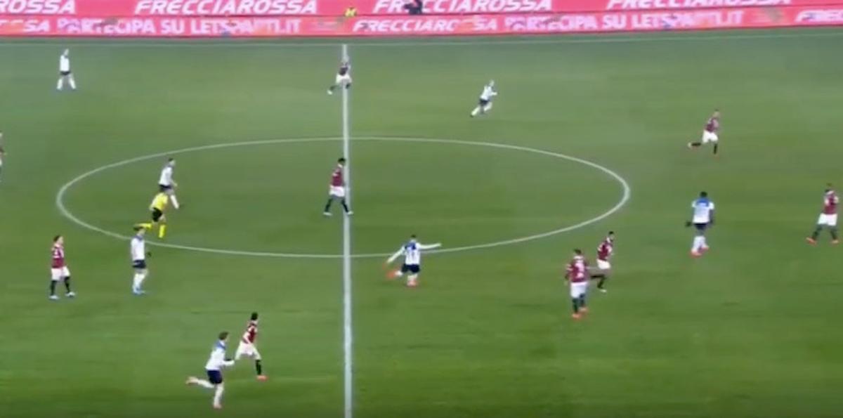 Torino-Atalanta 0-5, Ilicic gol con punizione da centrocampo