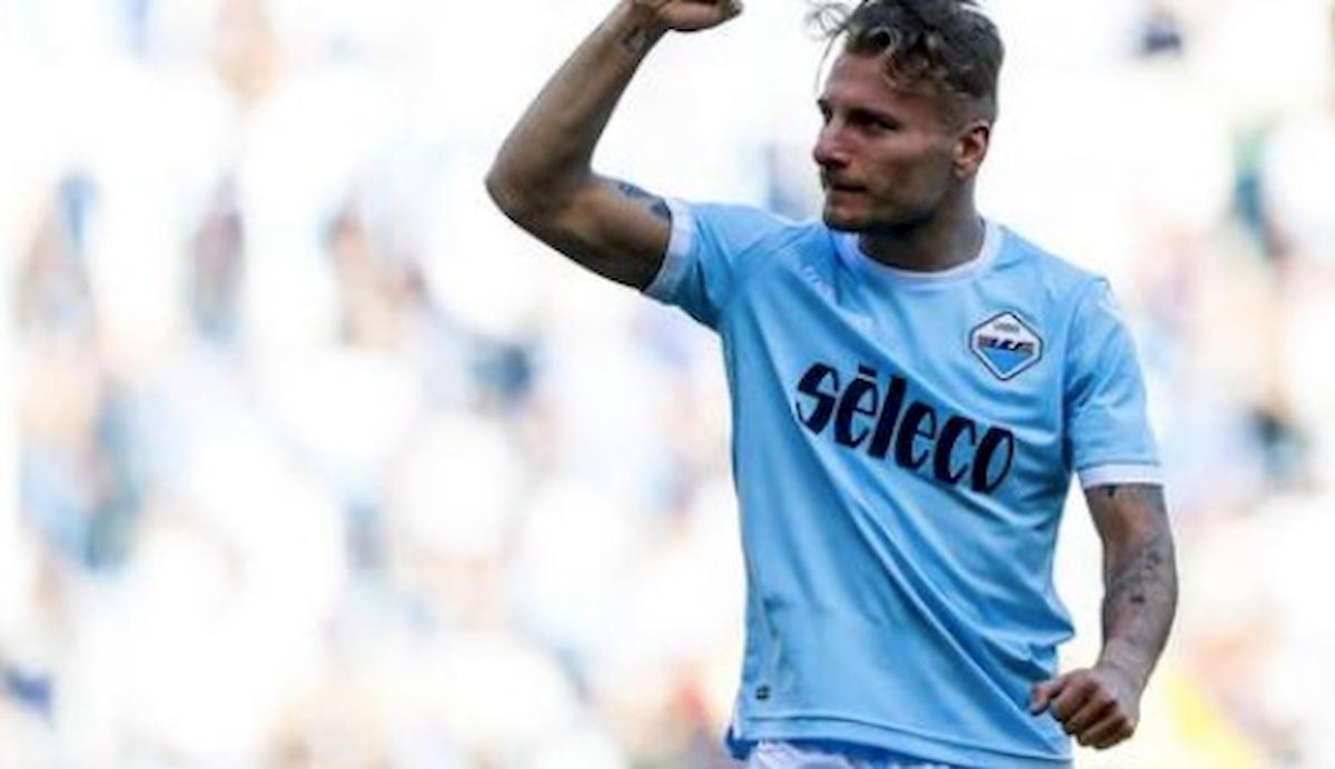 Lazio da scudetto, 5-1 alla Sampdoria con tripletta di Immobile