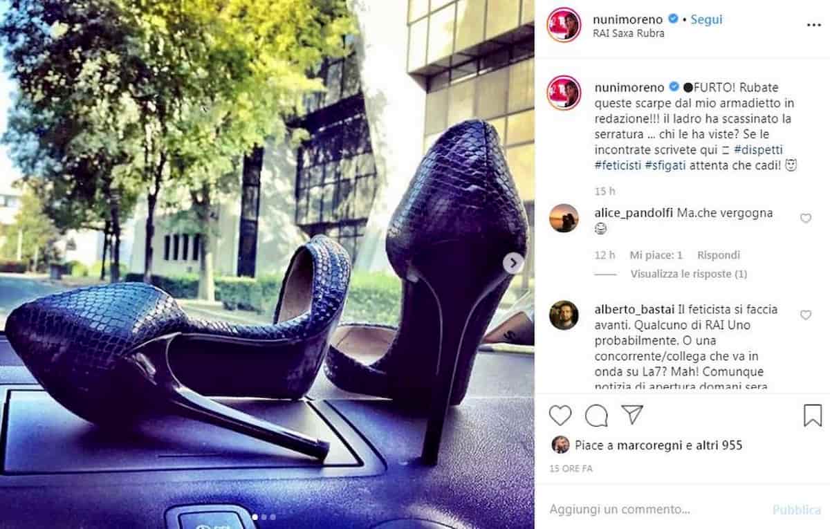 Manuela Moreno, scarpe rubate a Saxa Rubra: "Mi hanno aperto l'armadietto e..."