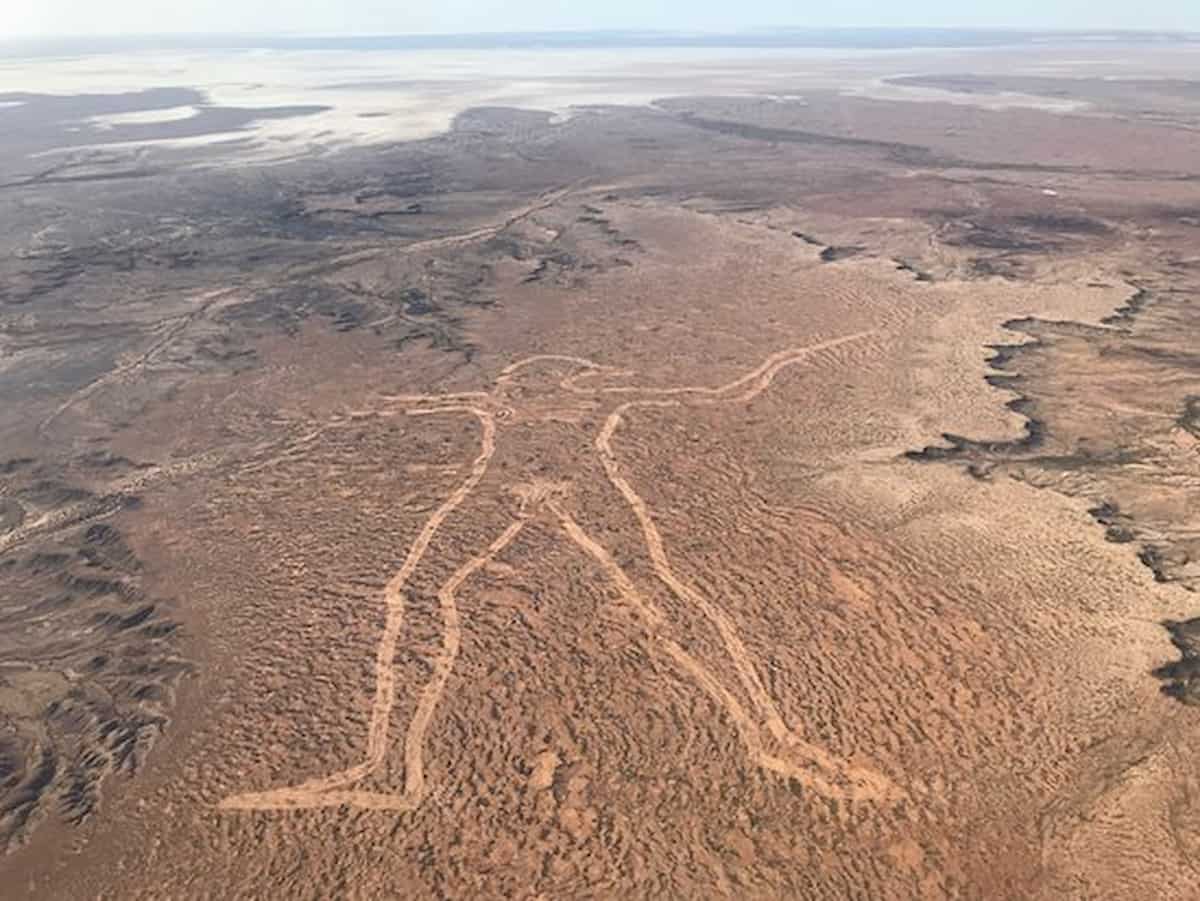 Marree Man, il mistero dell'uomo alto 4 km inciso su un altopiano australiano