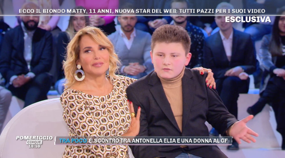 Biondo Matty a Pomeriggio 5: Sembro 60enne perché do consigli giusti